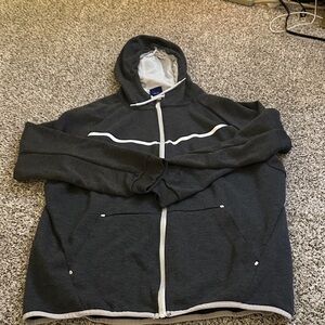 Pony Men's Charcoal Zip-Up Sweater